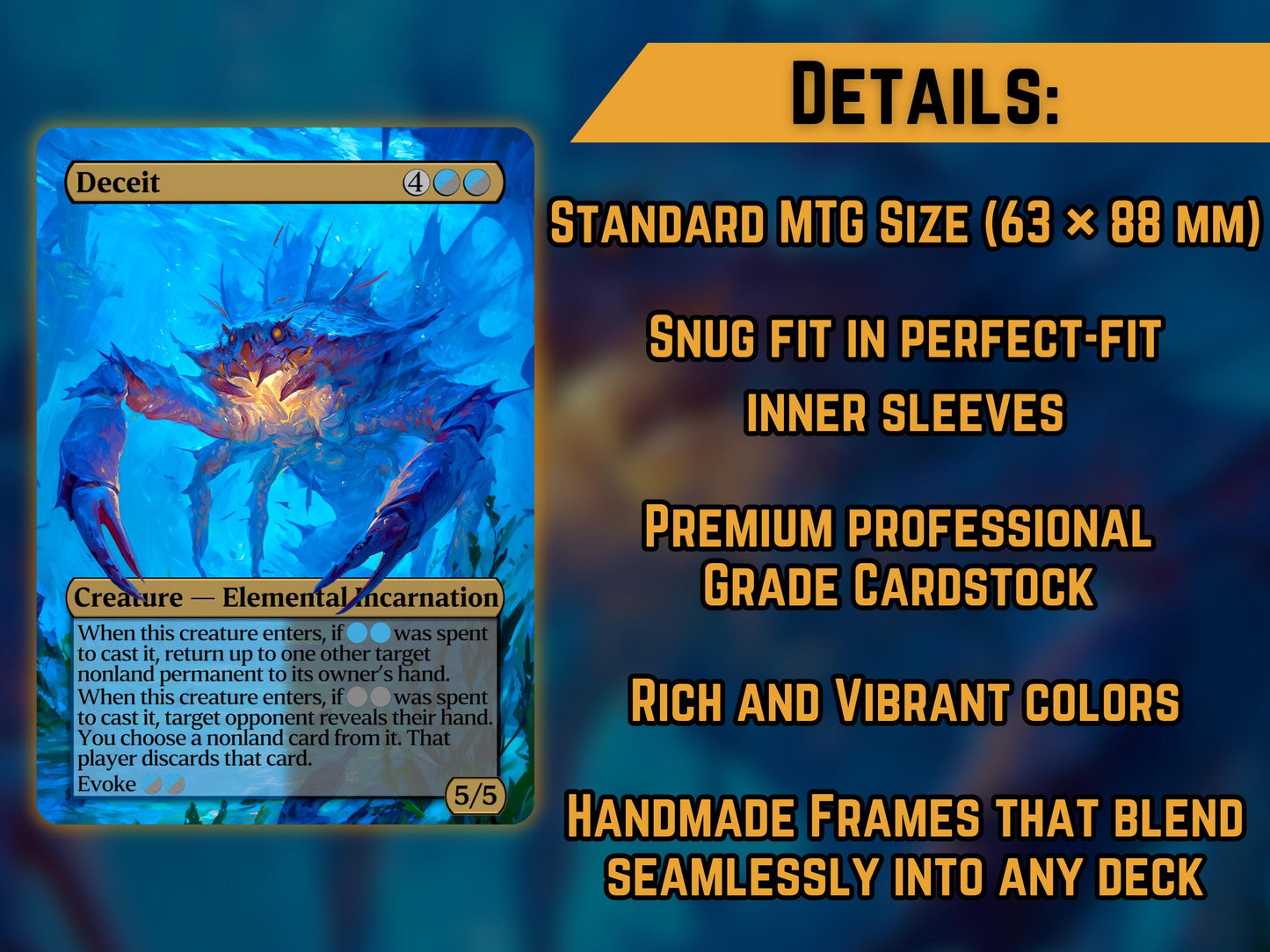 Deceit - Proxy Card - Buy 3 get 1 free!