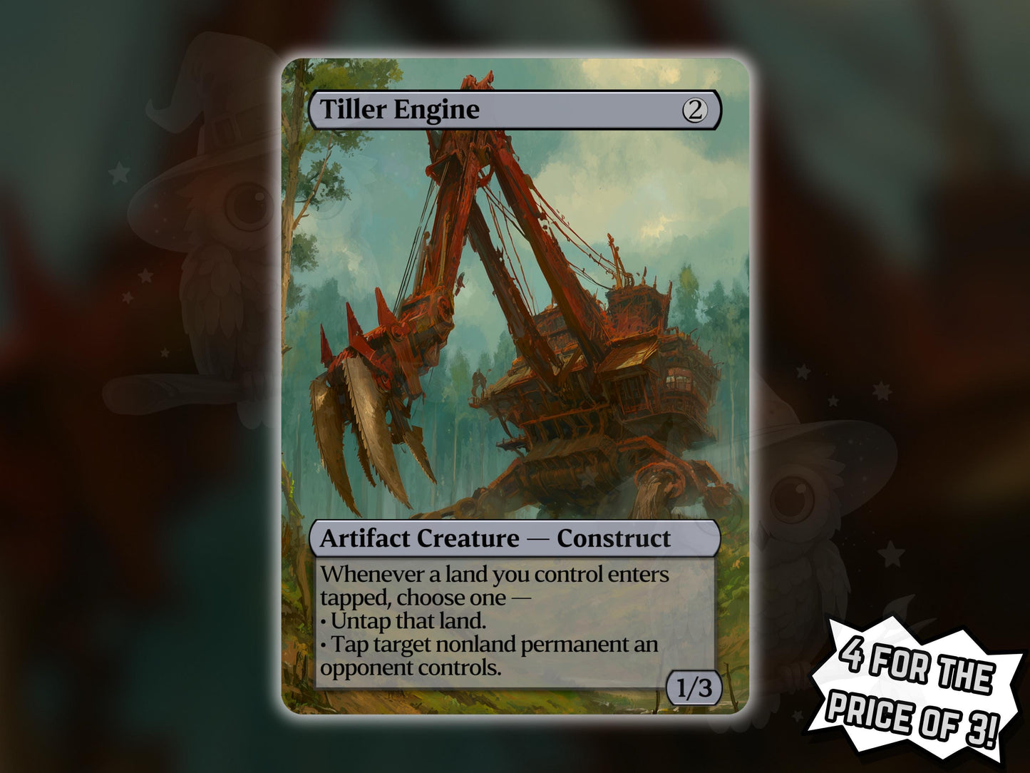 Tiller Engine - Proxy Card - Buy 3 get 1 free!