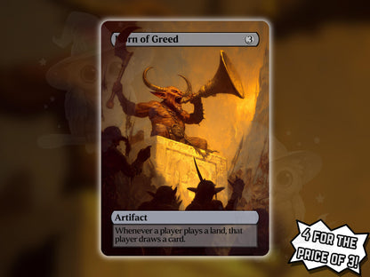 Horn of Greed - Proxy Card - Buy 3 get 1 free!