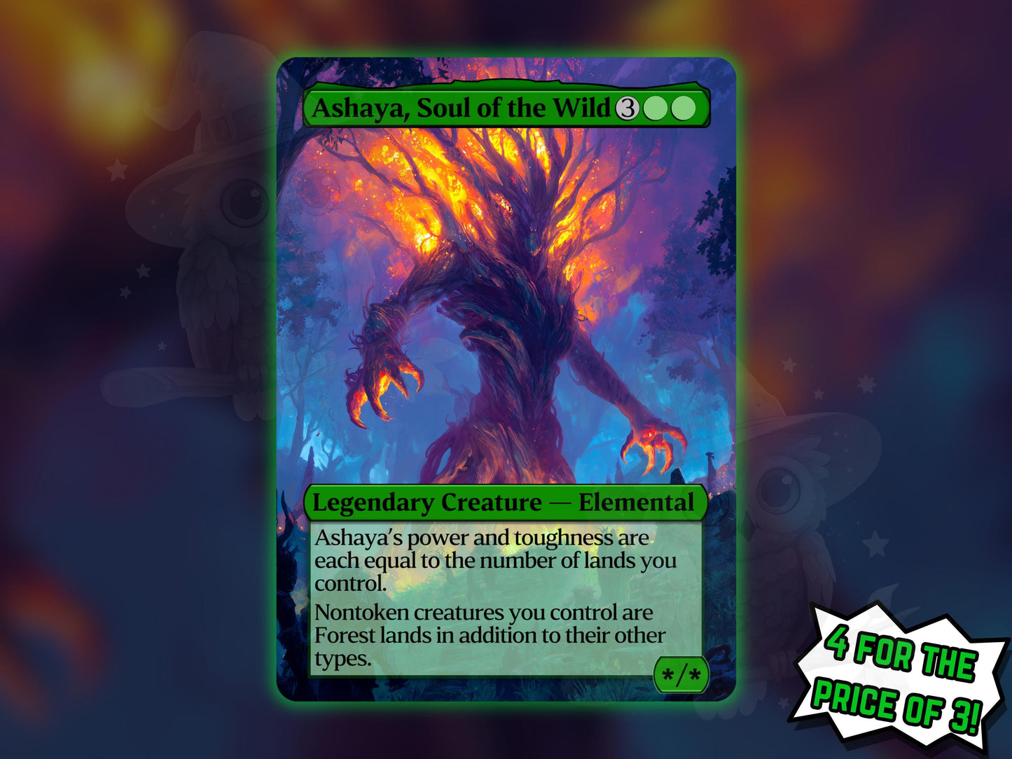 Ashaya, Soul of the Wild - Proxy Card - Buy 3 get 1 free!