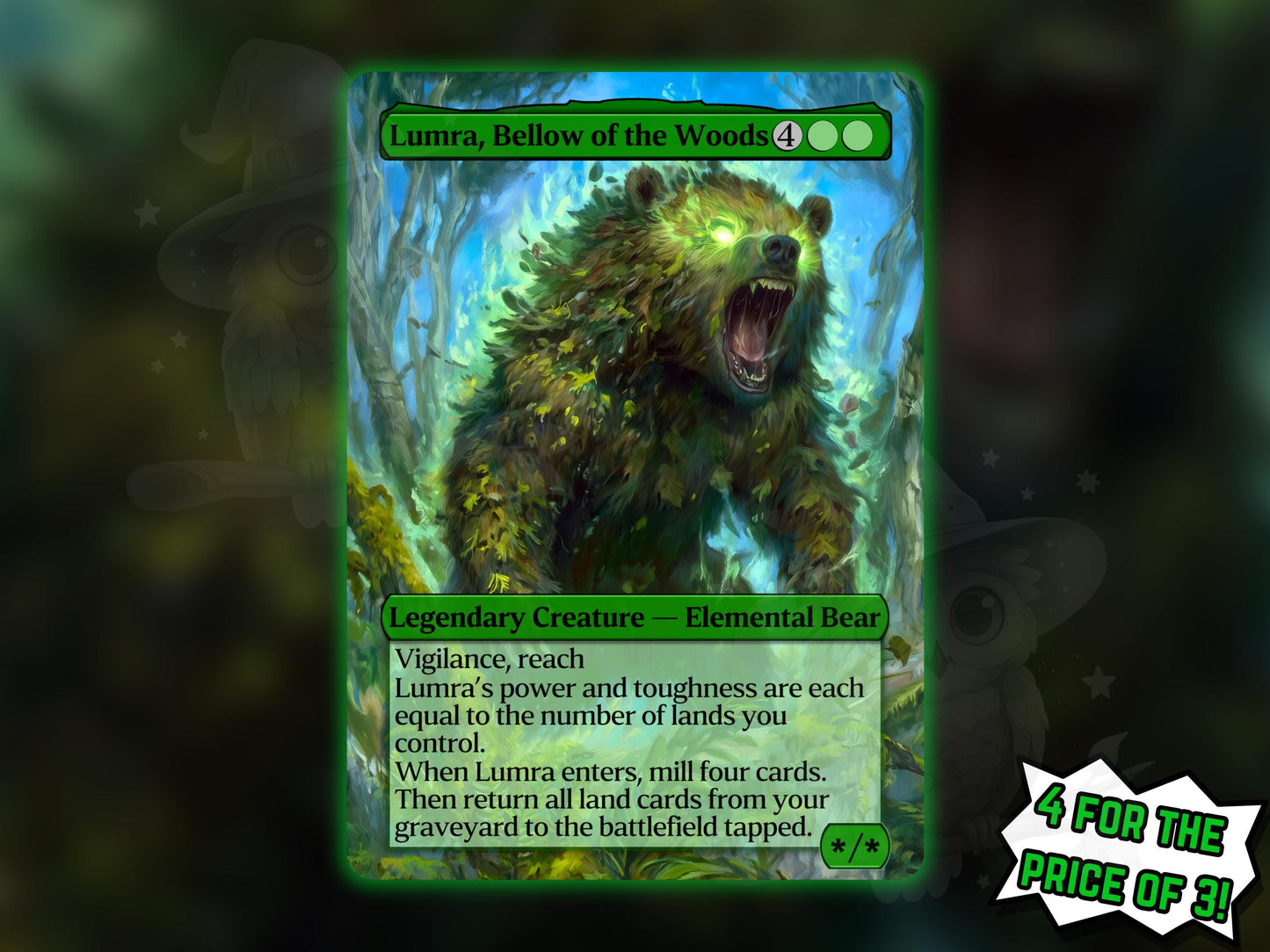 Lumra, Bellow of the Woods - Proxy Card - Buy 3 get 1 free!