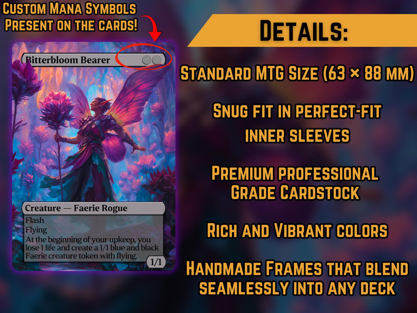 Bitterbloom Bearer - Proxy Card - Buy 3 get 1 free!