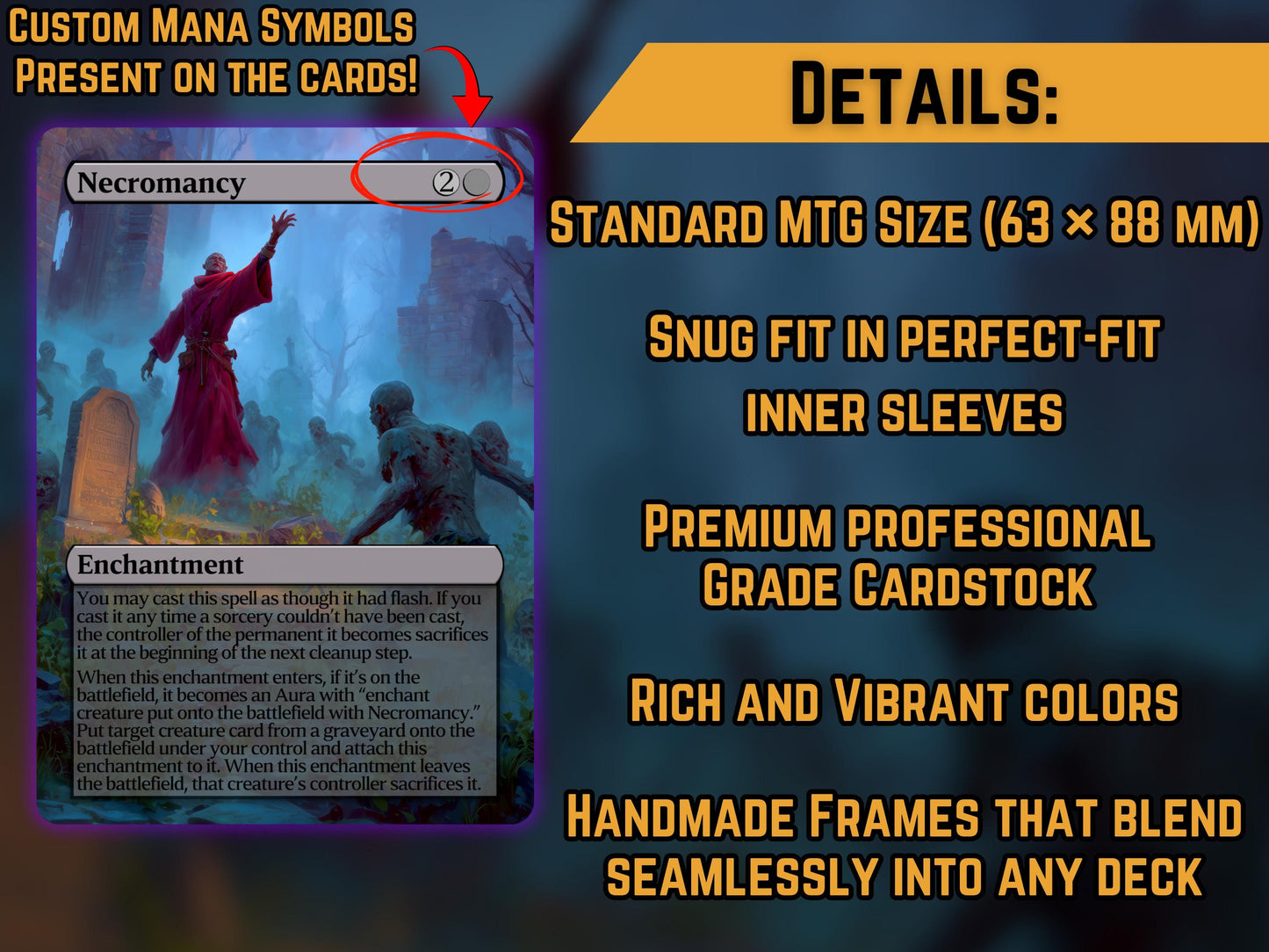 Necromancy - Proxy Card - Buy 3 get 1 free!