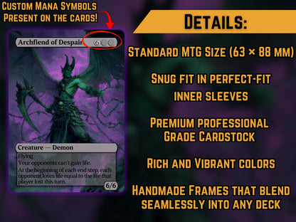 Archfiend of Despair - Proxy Card - Buy 3 get 1 free!