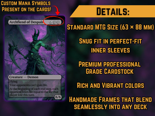 Archfiend of Despair - Proxy Card - Buy 3 get 1 free!
