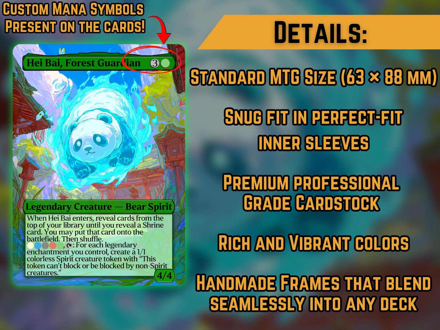 Hei Bai, Forest Guardian - Proxy Card - Buy 3 get 1 free!