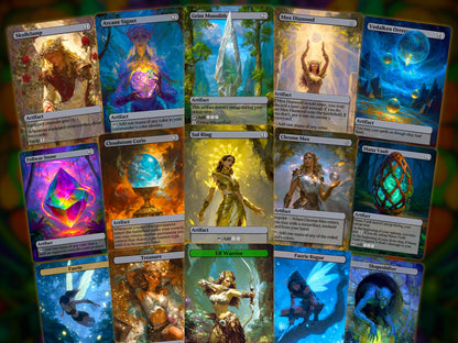 Maralen, Fae Ascendant- Faerie Elf Tribal - Proxy Deck - Perfect Magic Gift - Tokens Included