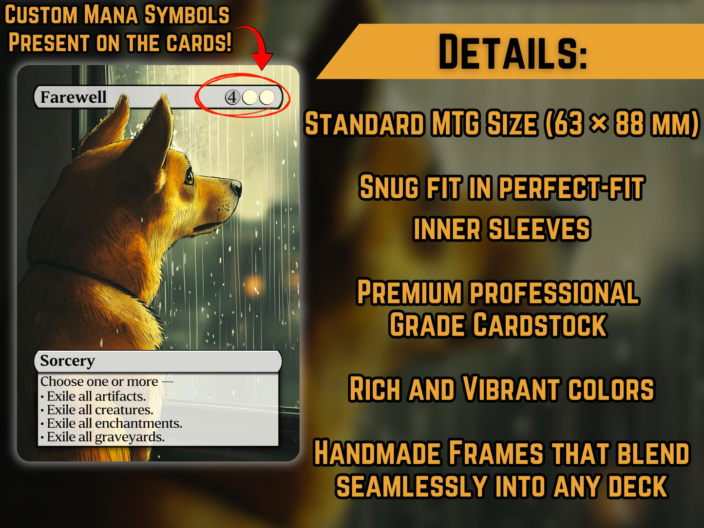 Farewell (Dog Version) - Proxy Card - Buy 3 get 1 free!