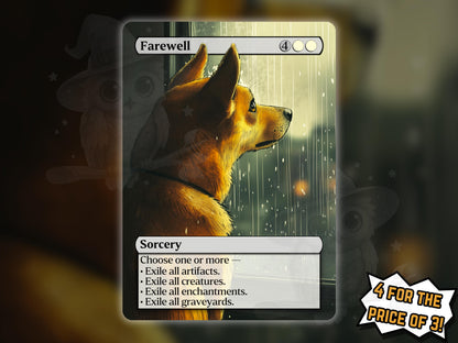 Farewell (Dog Version) - Proxy Card - Buy 3 get 1 free!