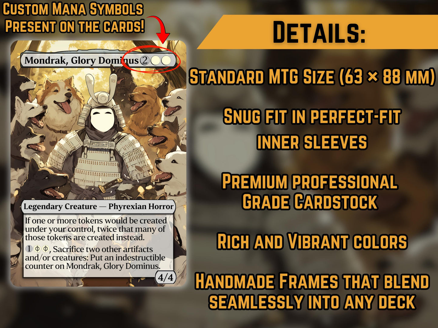 Mondrak (Dogs) - Proxy Card - Buy 3 get 1 free!