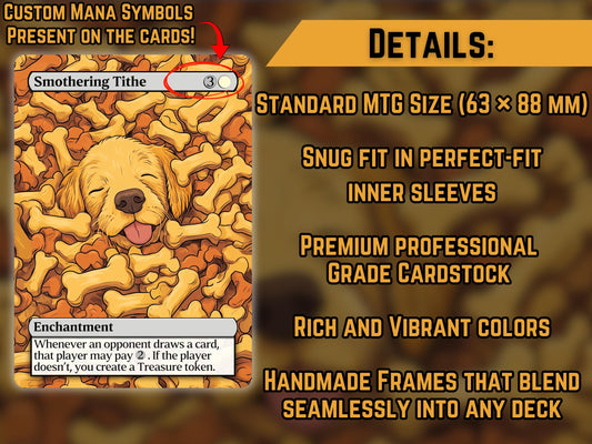 Smothering Tithe (Dog Version) - Proxy Card - Buy 3 get 1 free!