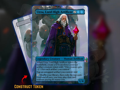 Urza, Lord High Artificer - Proxy Card - Buy 3 get 1 free!