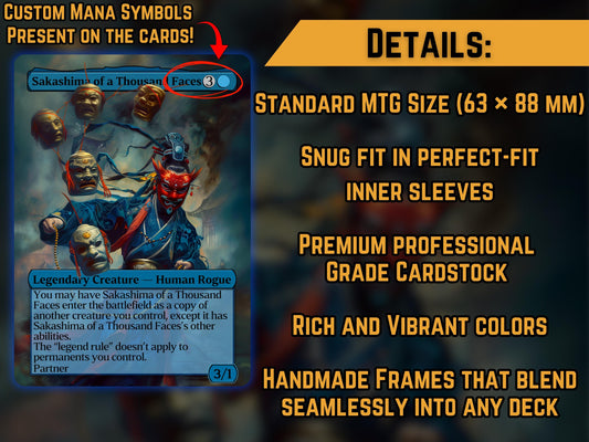 Sakashima of a Thousand Faces - Proxy Card - Buy 3 get 1 free!