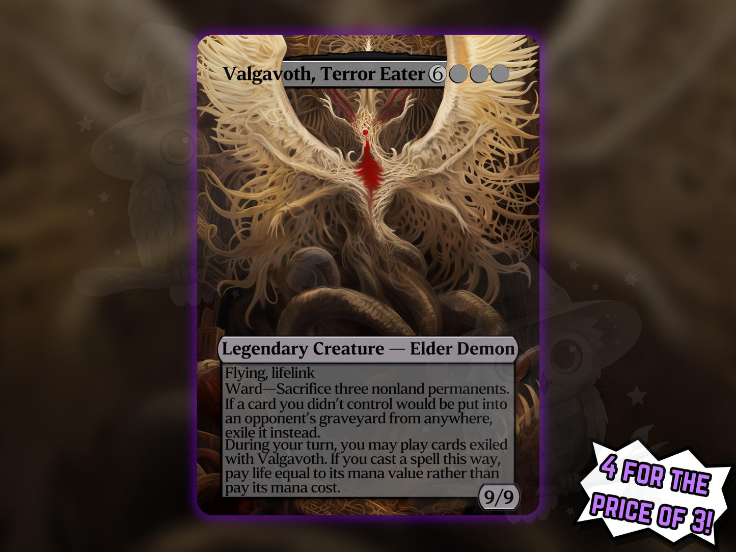 Valgavoth, Terror Eater - Proxy Card - Buy 3 get 1 free!