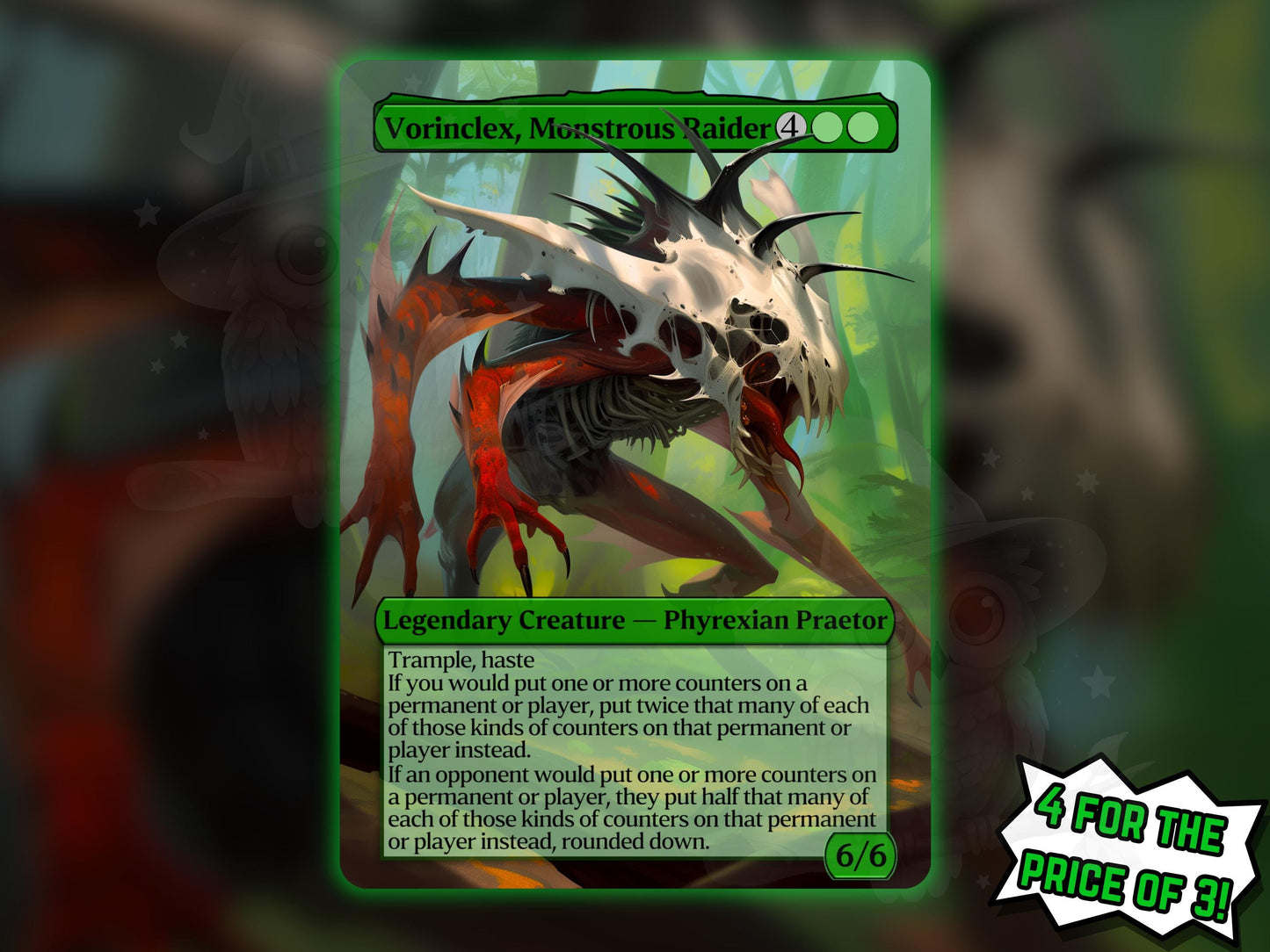 Vorinclex, Monstrous Raider - Proxy Card - Buy 3 get 1 free!