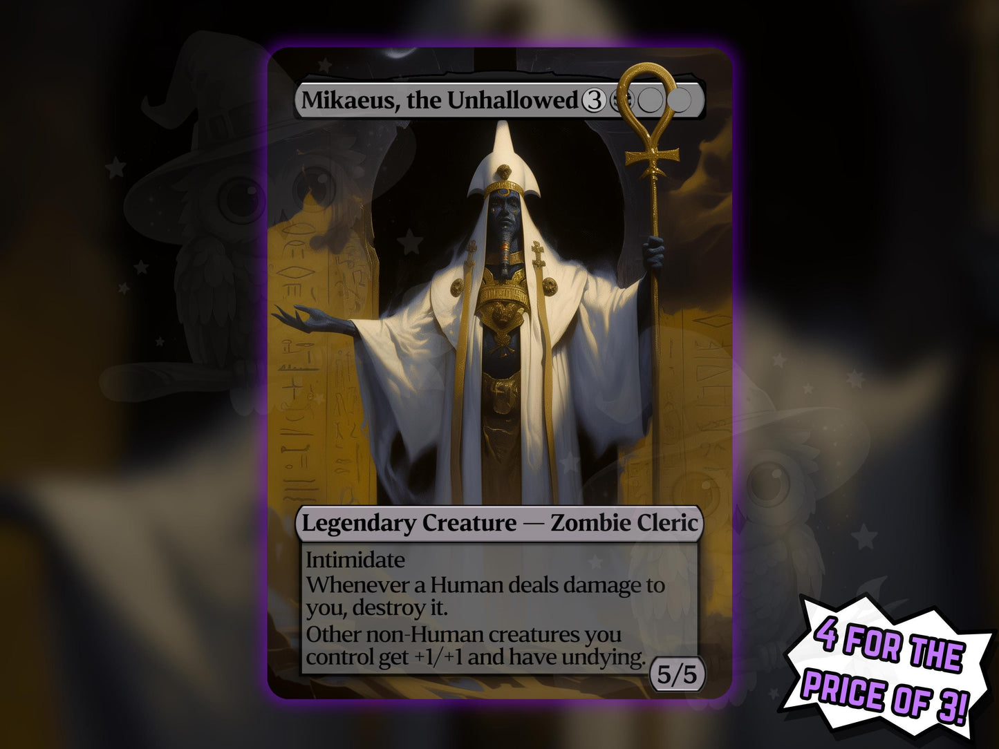 Mikaeus the Unhallowed - Proxy Card - Buy 3 get 1 free!