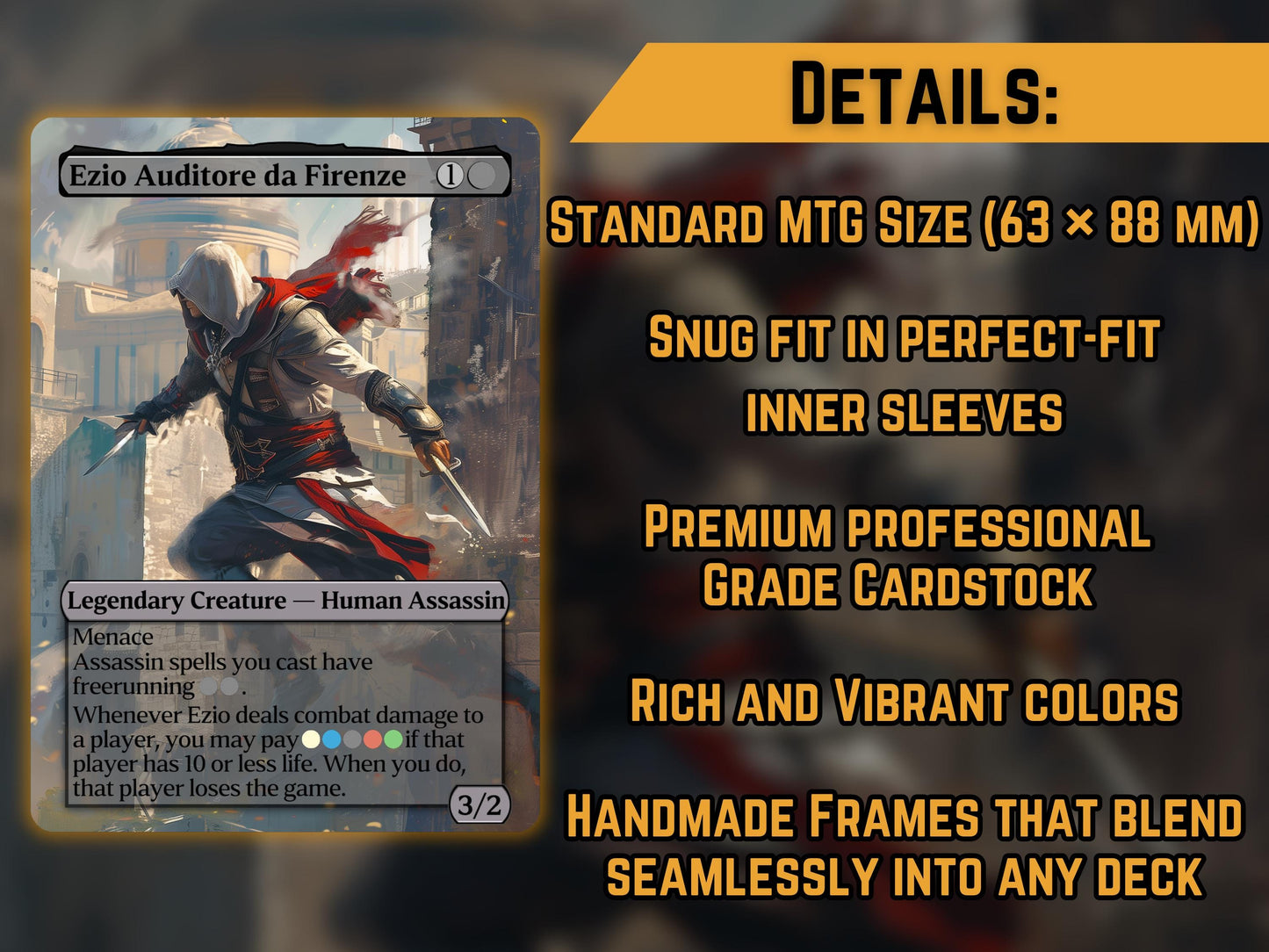 Ezio, Auditore da Firenze - Proxy Card - Buy 3 get 1 free!