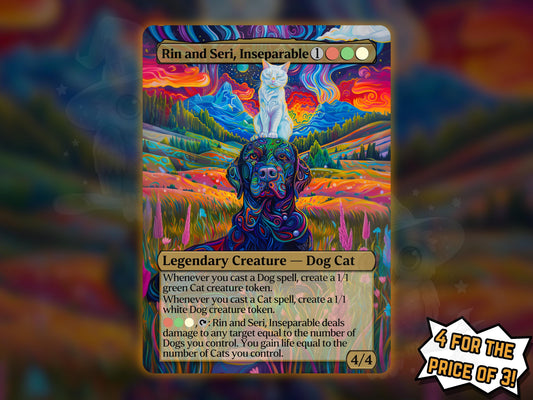 Rin and Seri, Inseperable (Psychedelic) - Proxy Card - Buy 3 get 1 free!