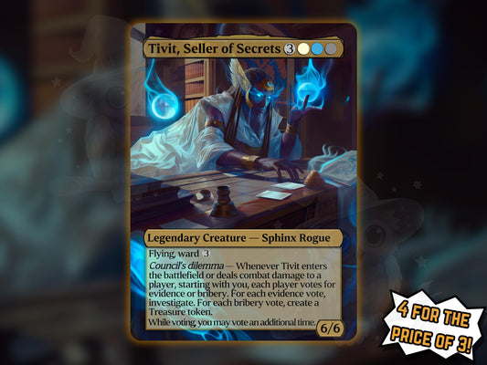 Tivit, Seller of Secrets - Proxy Card - Buy 3 get 1 free!