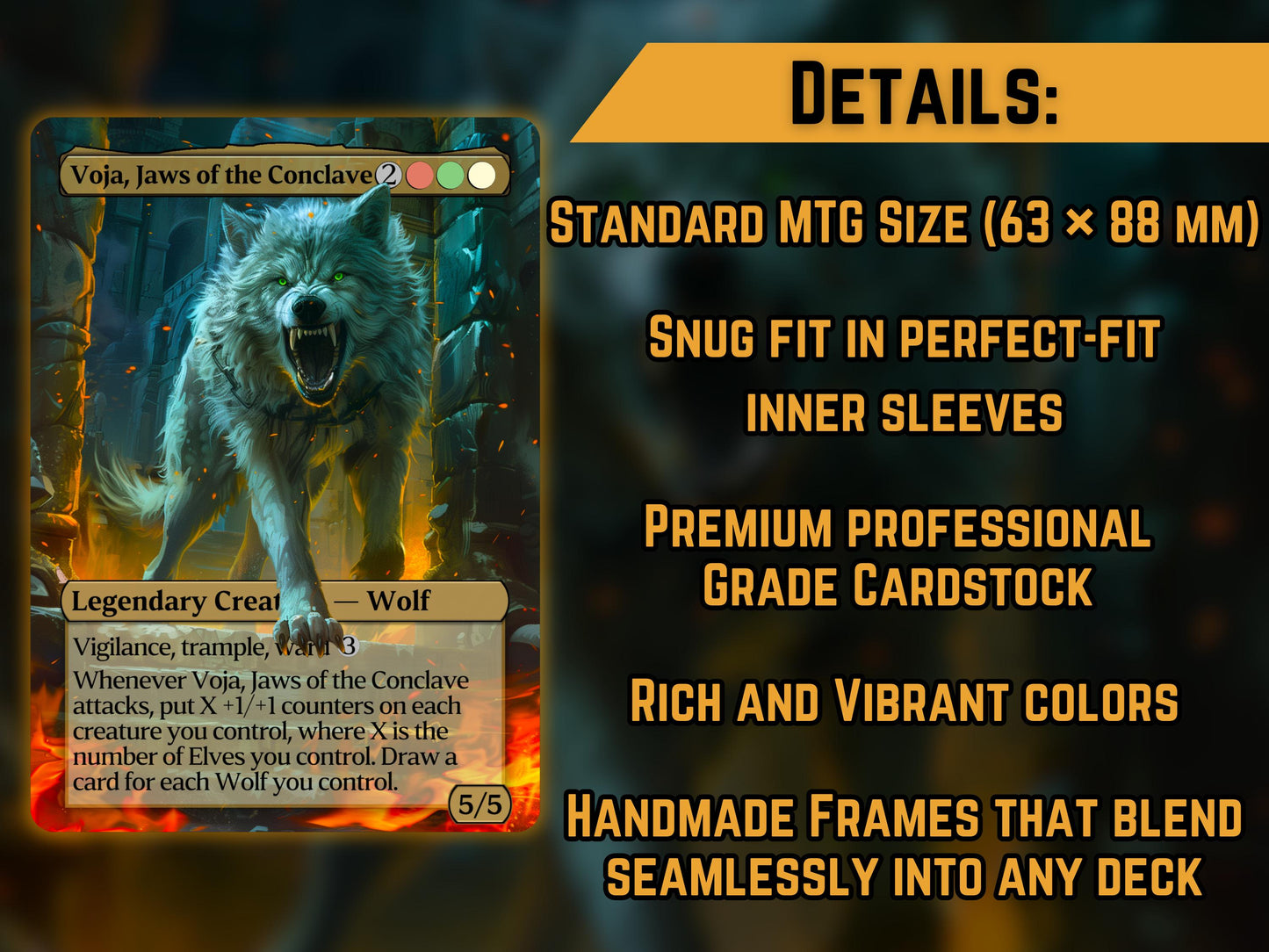 Voja, Jaws of the Conclave - Proxy Card - Buy 3 get 1 free!