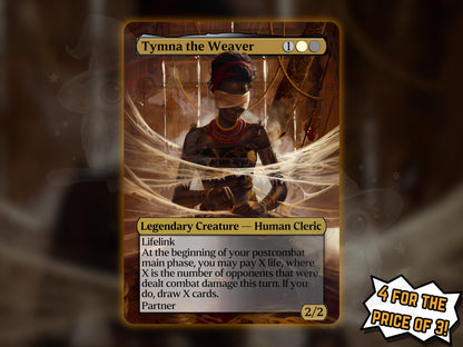 Tymna the Weaver  - Proxy Card - Buy 3 get 1 free!