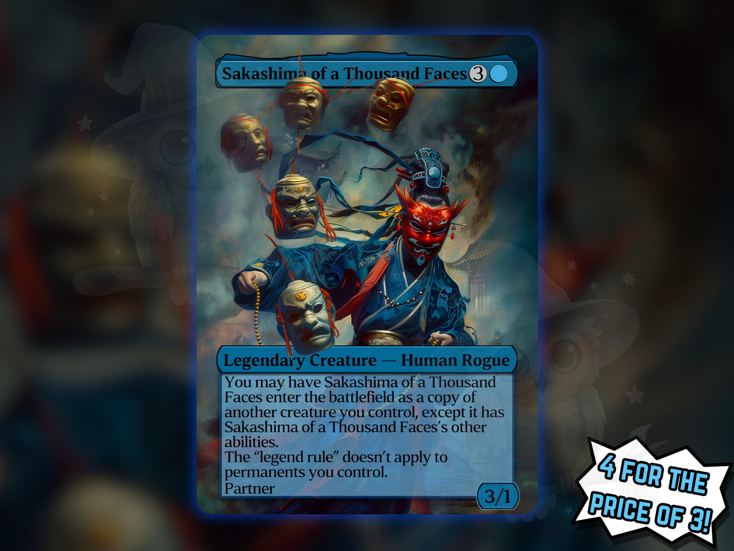 Sakashima of a Thousand Faces - Proxy Card - Buy 3 get 1 free!