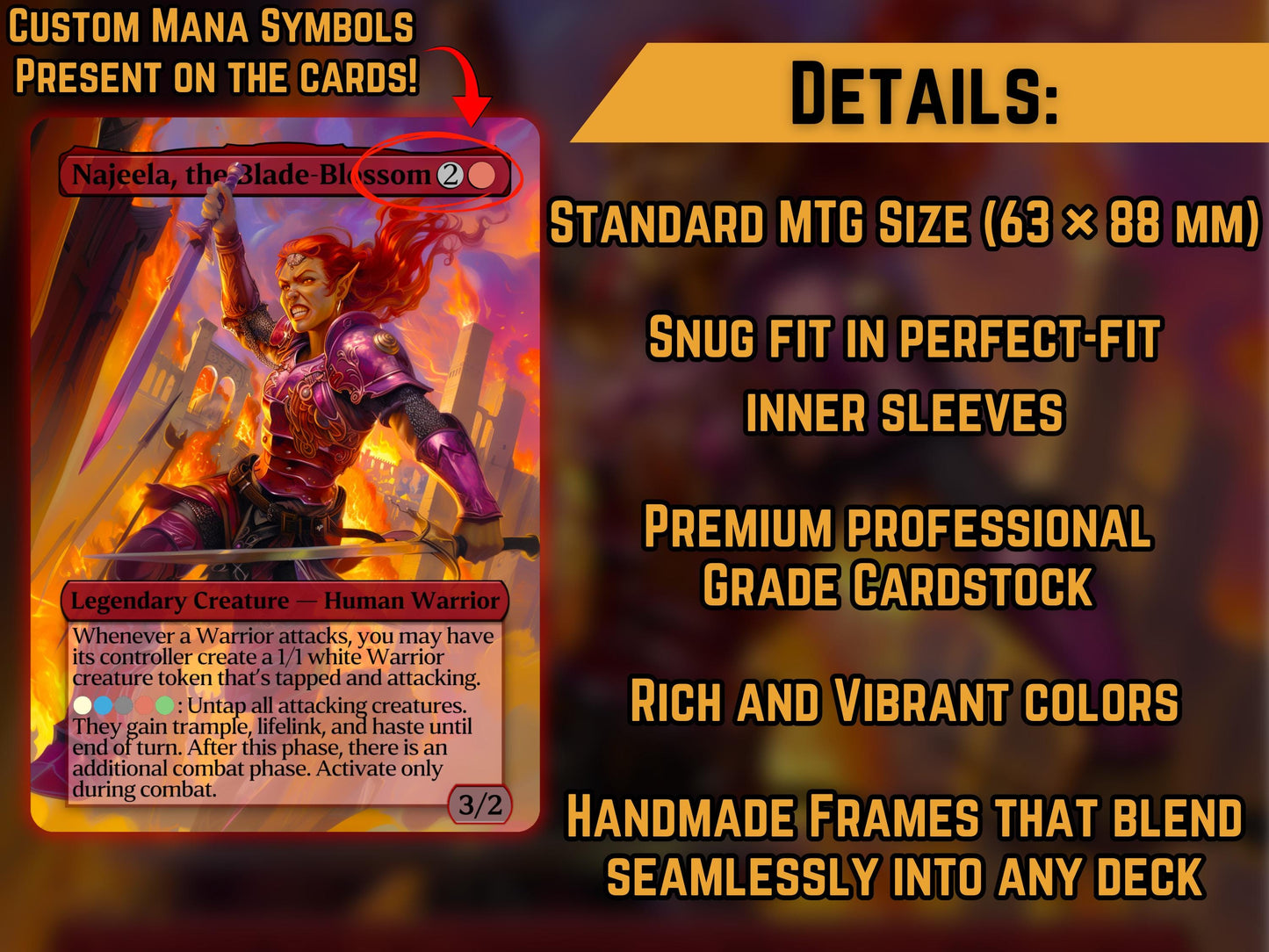 Najeela, the Blade-Blossom - Proxy Card - Buy 3 get 1 free!