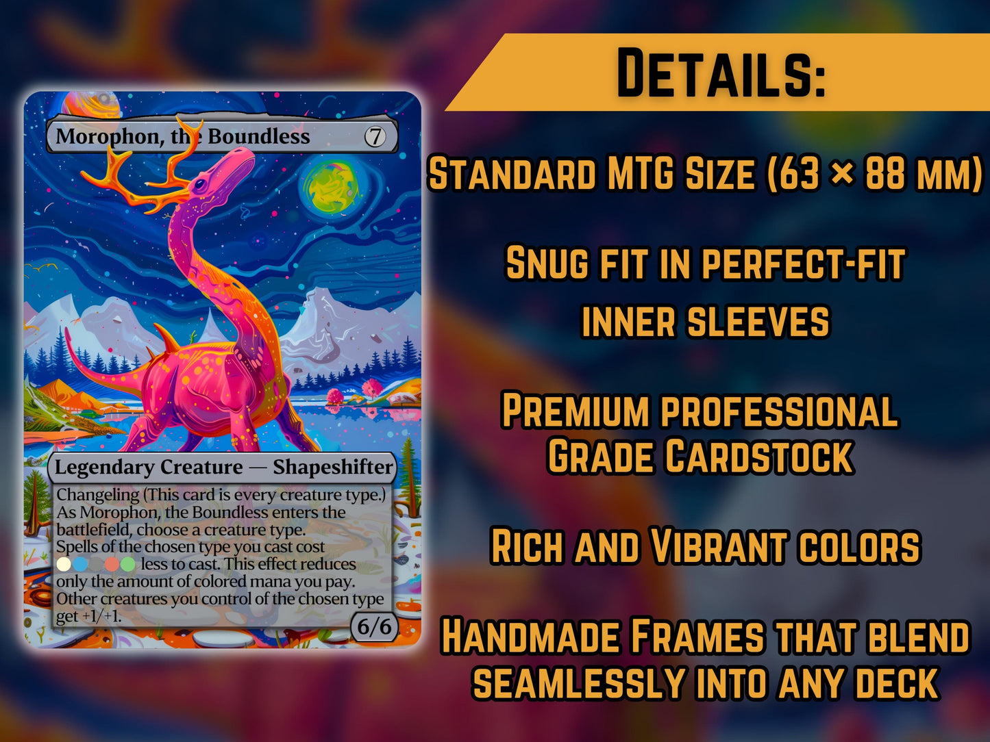 Morophon the Boundless - Proxy Card - Buy 3 get 1 free!