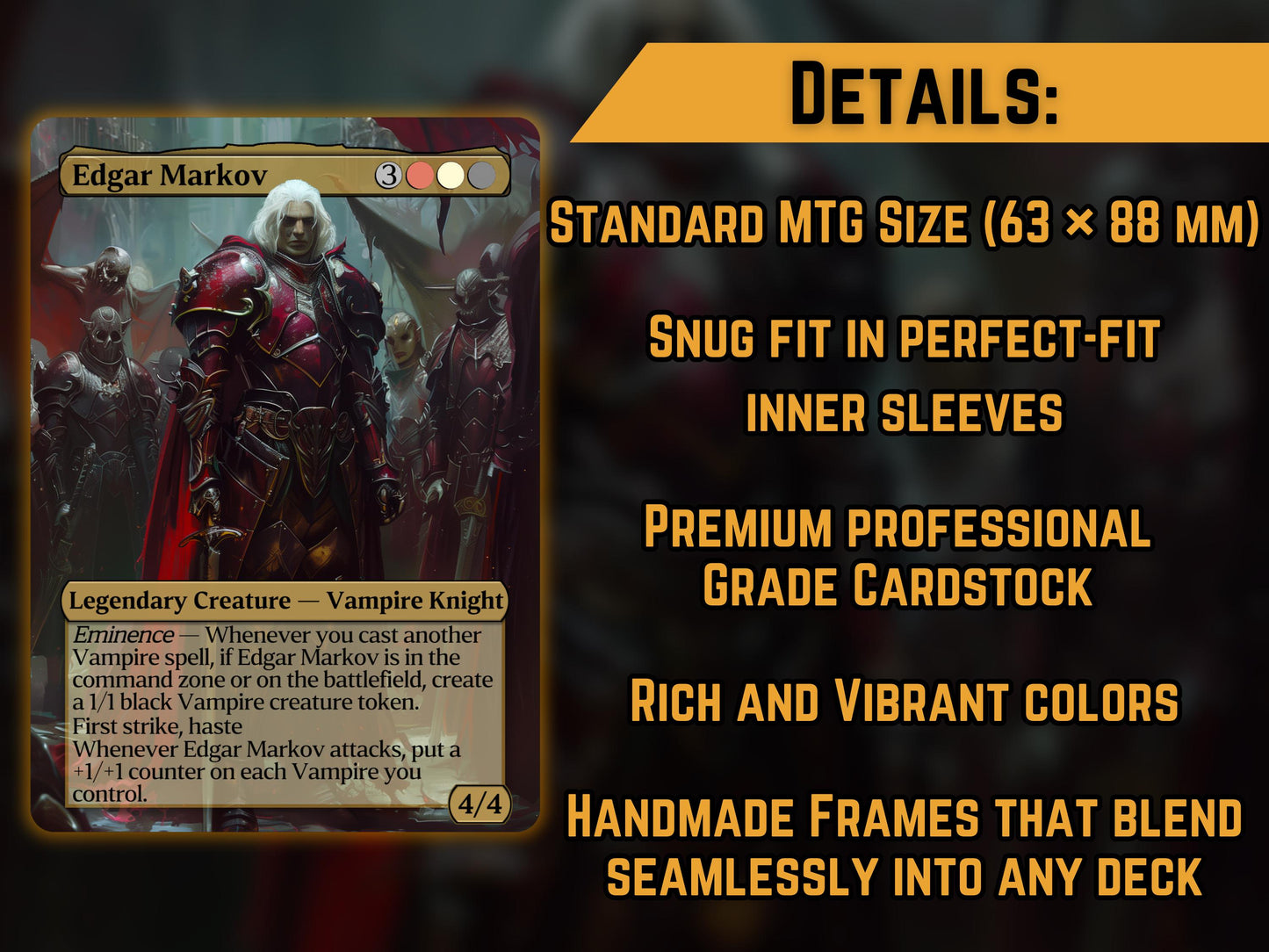 Edgar Markov - Proxy Card - Buy 3 get 1 free!