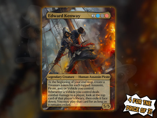 Edward Kenway - Proxy Card - Buy 3 get 1 free!