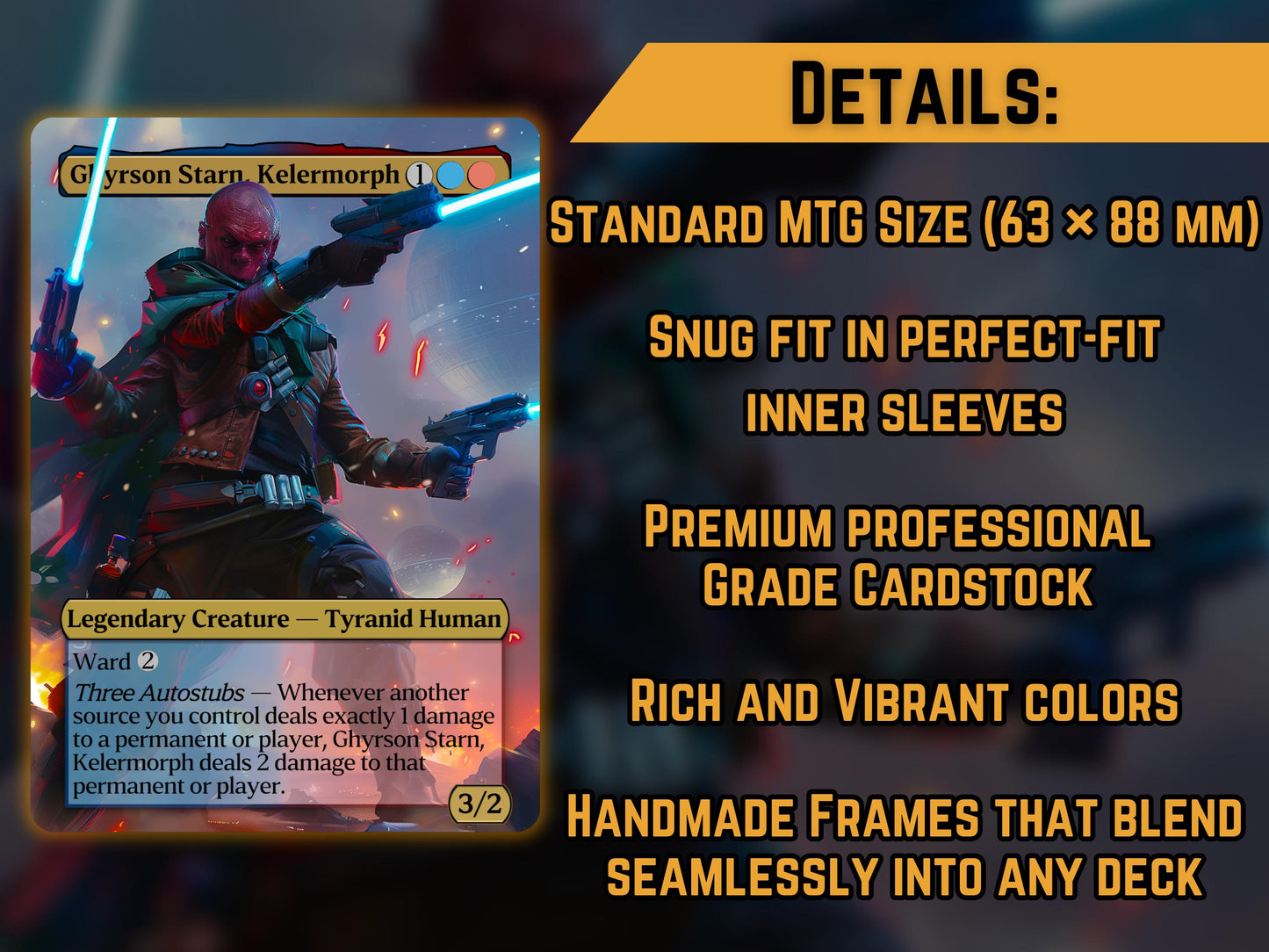 Ghyrson Starn, Kelermorph - Proxy Card - Buy 3 get 1 free!