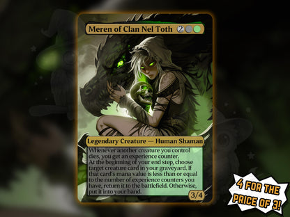 Meren of Clan Nel-Toth - Proxy Card - Buy 3 get 1 free!
