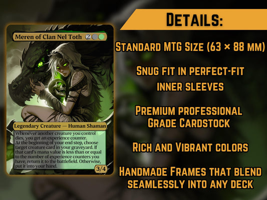 Meren of Clan Nel-Toth - Proxy Card - Buy 3 get 1 free!