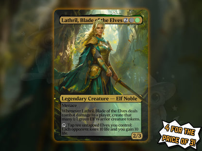 Lathril, Blade of the Elves - Proxy Card - Buy 3 get 1 free!