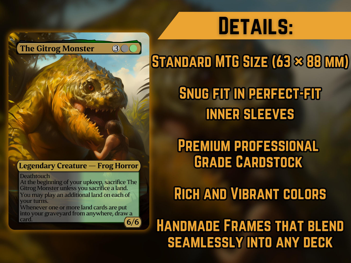 The Gitrog Monster - Proxy Card - Buy 3 get 1 free!