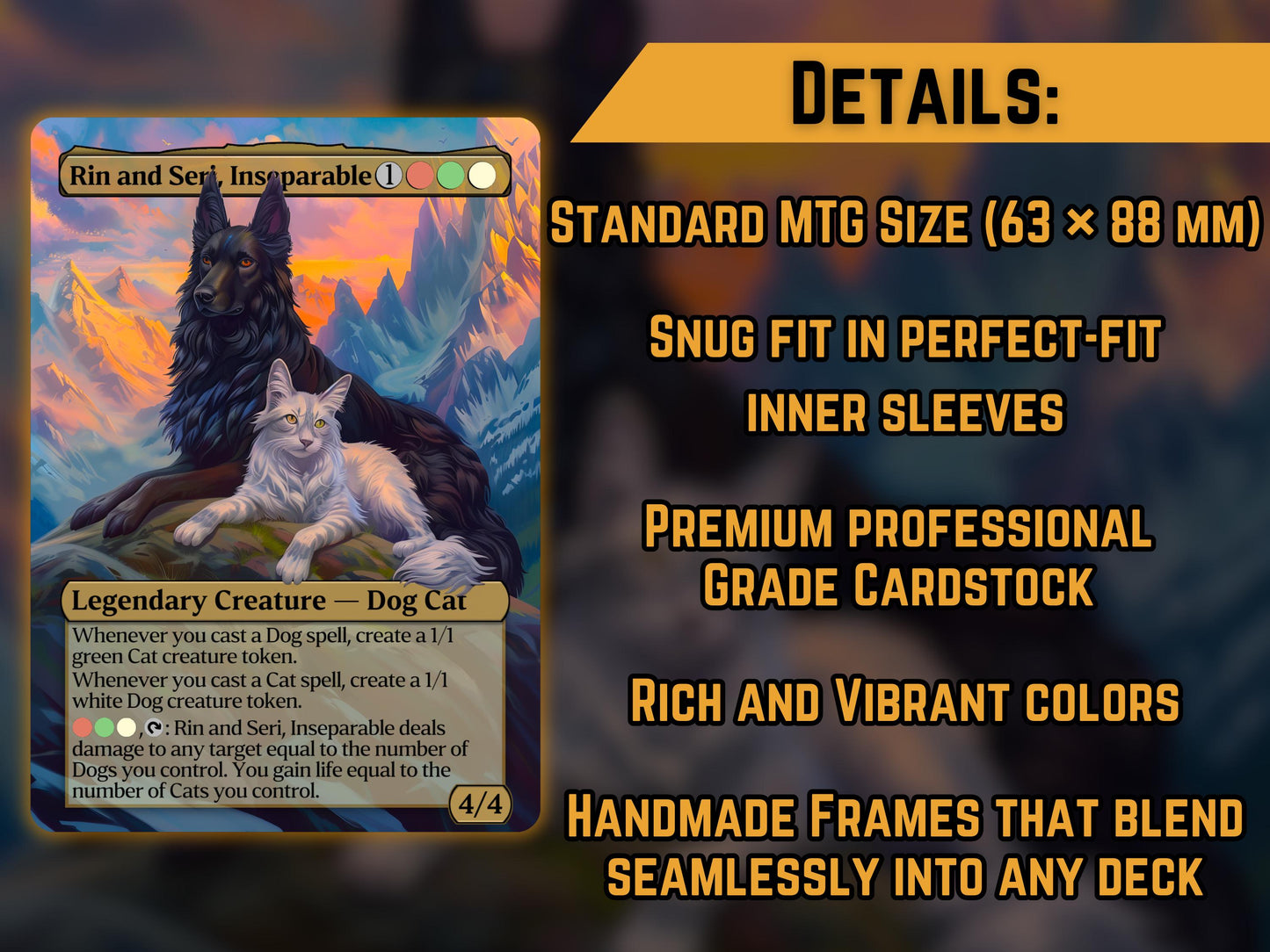 Rin and Seri, Inseperable - Proxy Card - Buy 3 get 1 free!