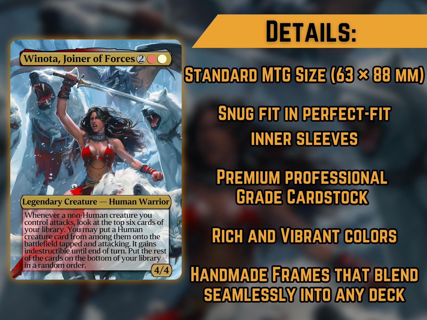 Winota, Joiner of Forces - Proxy Card - Buy 3 get 1 free!