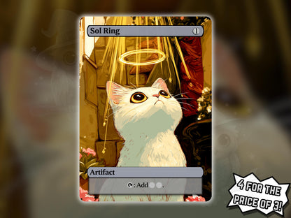 Sol Ring Cat V2 - Proxy Card - Buy 3 get 1 free!