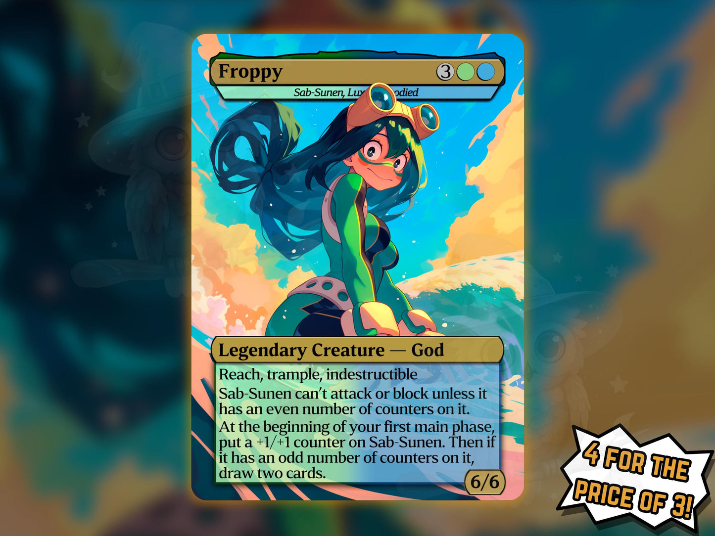 Froppy (Sab-Sunen, Luxa Embodied) - Anime Proxy Card - Buy 3 get 1 free!