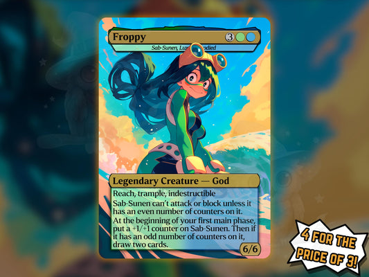 Froppy (Sab-Sunen, Luxa Embodied) - Anime Proxy Card - Buy 3 get 1 free!