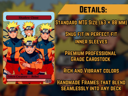 Orange Jumpsuit Ninja (Otharri, Sun's Glory) - Anime Proxy Card - Buy 3 get 1 free!