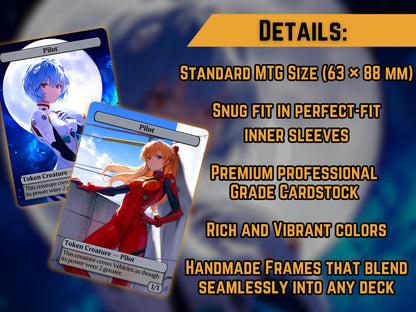 Eva Unit-00 & Pilots (Shorikai, Genesis Engine) - Anime Proxy Card - Buy 3 get 1 free!