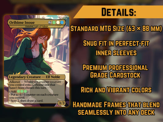Orihime (Galadriel, Light of Valinor) - Anime Proxy Card - Buy 3 get 1 free!
