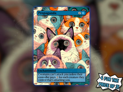 Propaganda (Cat Version) - Proxy Card - Buy 3 get 1 free!