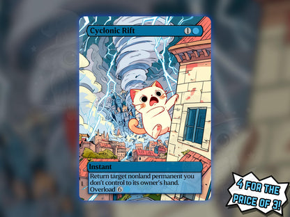 Cyclonic Rift (Cat Version) - Proxy Card - Buy 3 get 1 free!