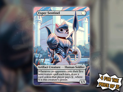 Esper Sentinel (Cat Version) - Proxy Card - Buy 3 get 1 free!