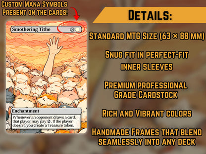 Smothering Tithe (Cat Version) - Proxy Card - Buy 3 get 1 free!