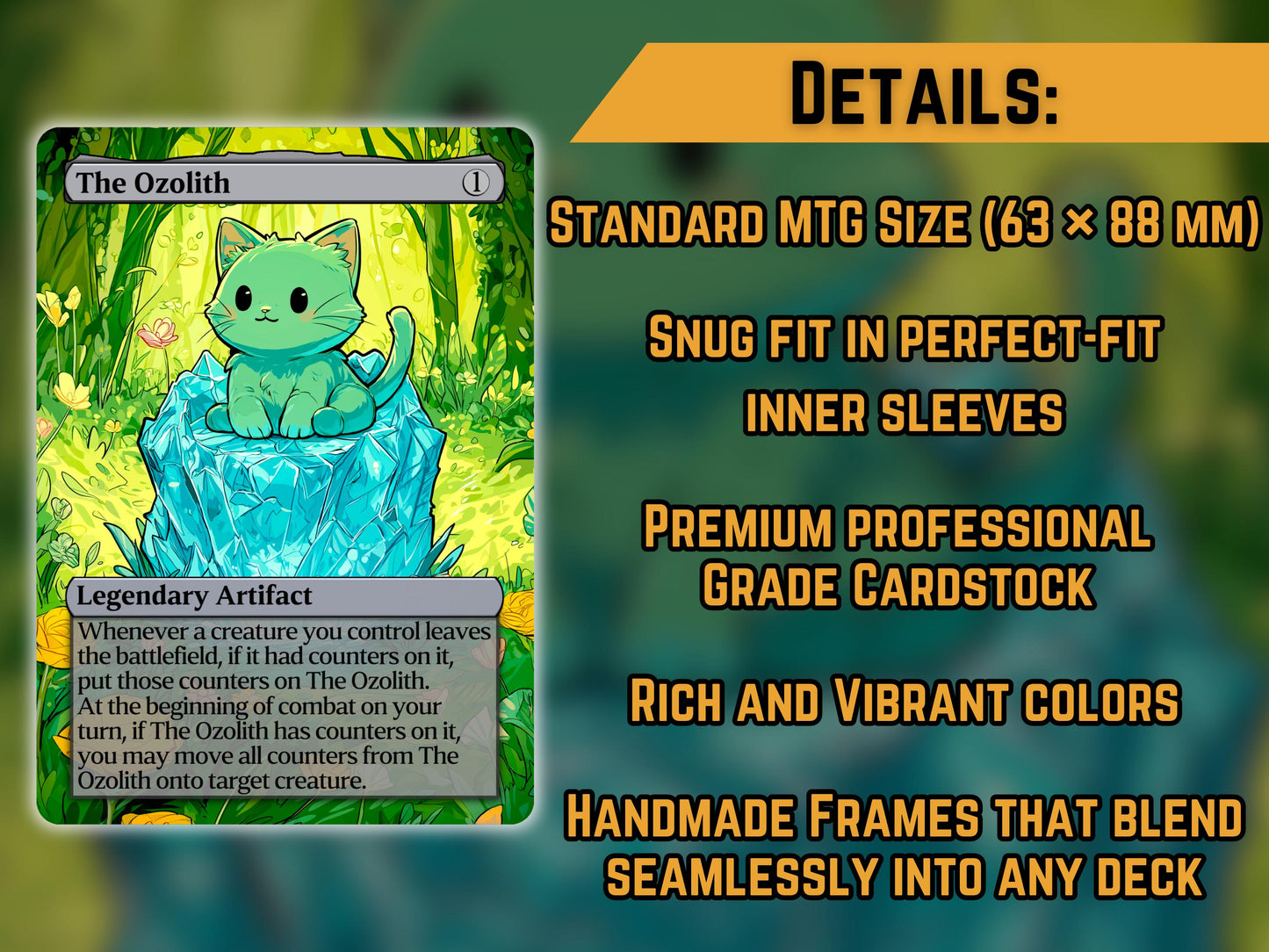The Ozolith (Cat Version) - Proxy Card - Buy 3 get 1 free!