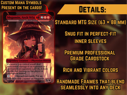Megumin (Solphim, Mayhem Dominus) - Anime Proxy Card - Buy 3 get 1 free!