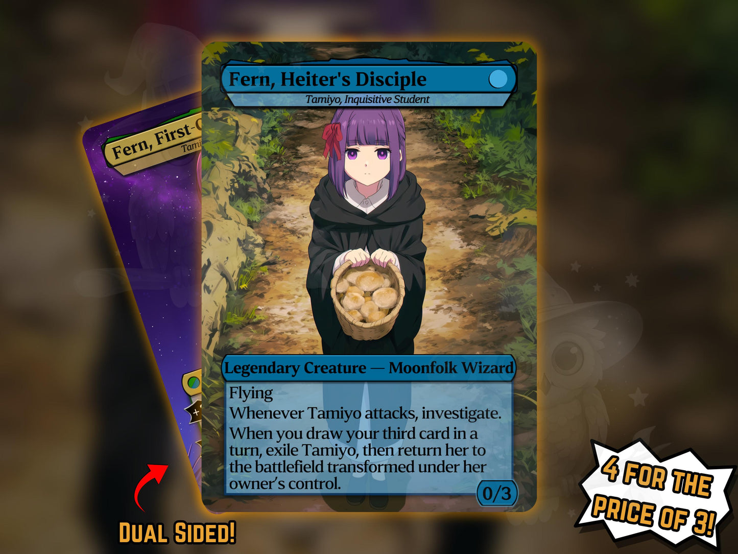 Fern (Tamiyo Flipwalker) - Anime Proxy Card - Buy 3 get 1 free!